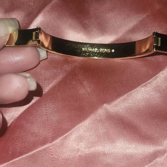 Michael Kors Gold Plated Cuff Bracelet - Picture 4 of 4